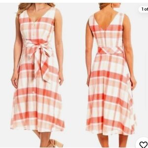 Alex Marie Belted Midi Dress